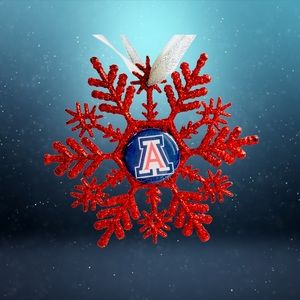 Univ of Arizona WILDCATS Handmade Snowflake *NEW*